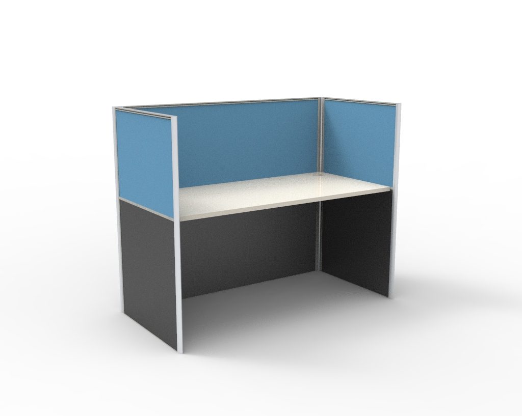 Rapid Screen Workstation by Prima Office Furniture providing personal space and promoting collaboration in open office environments.