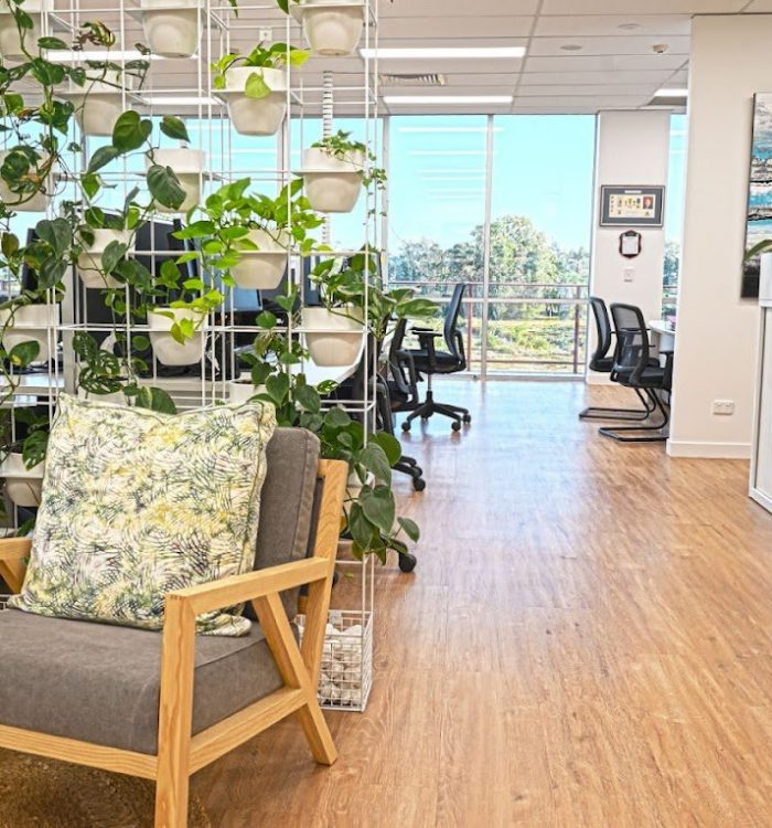 Furniture pairing - natural look commercial fitout